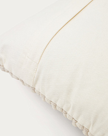 Mascarell Чехол на подушку из белого хлопка и полипропилена 45 x 45 см