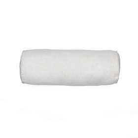 Forallac Чехол для подушки из 100 % льна белого цвета