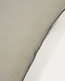 Чехол для подушки Elea из 100% льна светло-серого цвета 30 x 50 см